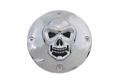 Skull Clutch Inspection Cover Chrome