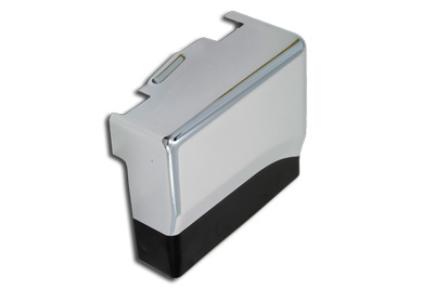 Battery Top and Side Cover Chrome with Black Accent