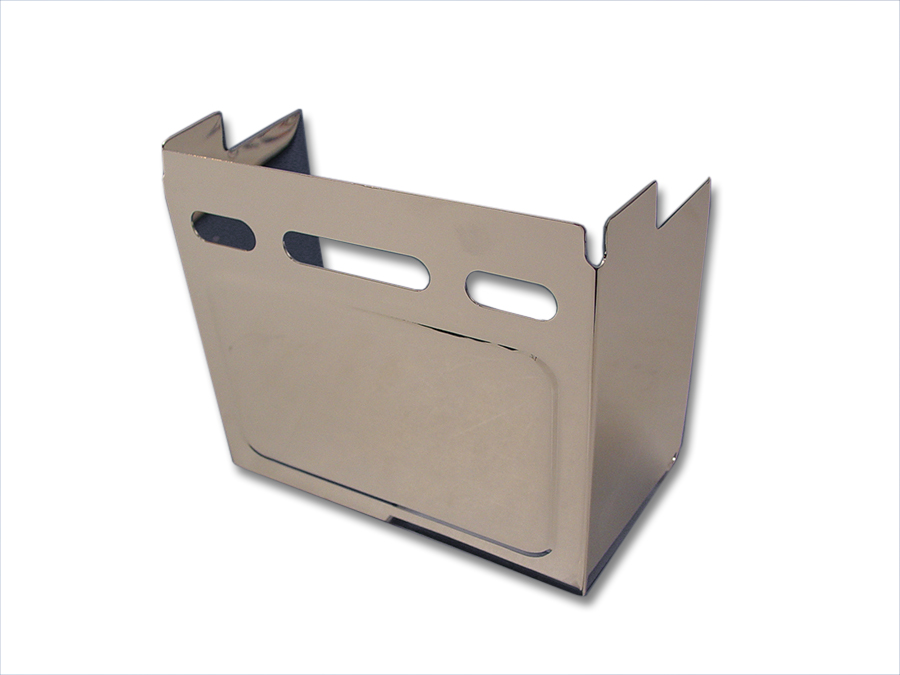 Chrome Embossed Battery Side Cover