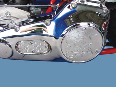 3-Hole Flame Derby and Oval Inspection Set Chrome