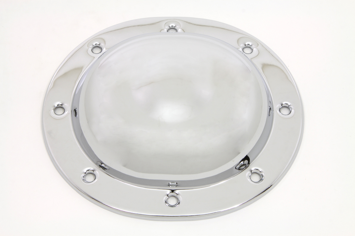 Steel Dimple Derby Cover Chrome