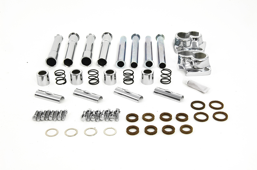 Pushrod Cover Set Chrome
