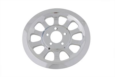 Outer Pulley Cover 66 Tooth Chrome