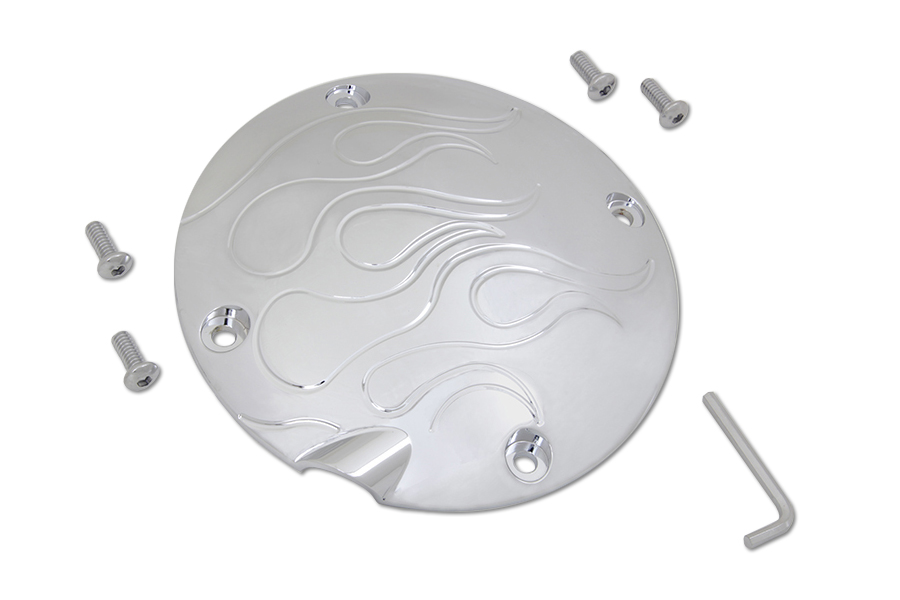 Flame Clutch Inspection Cover Chrome