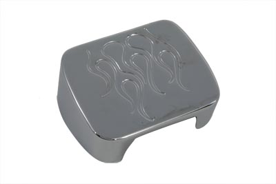 Chrome Flame Coil Cover
