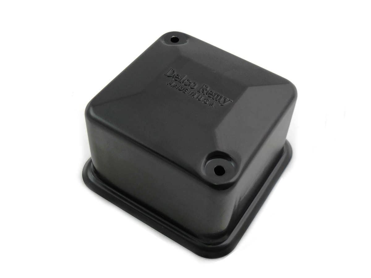 Black 6 Volt Delco Remy Regulator Cover