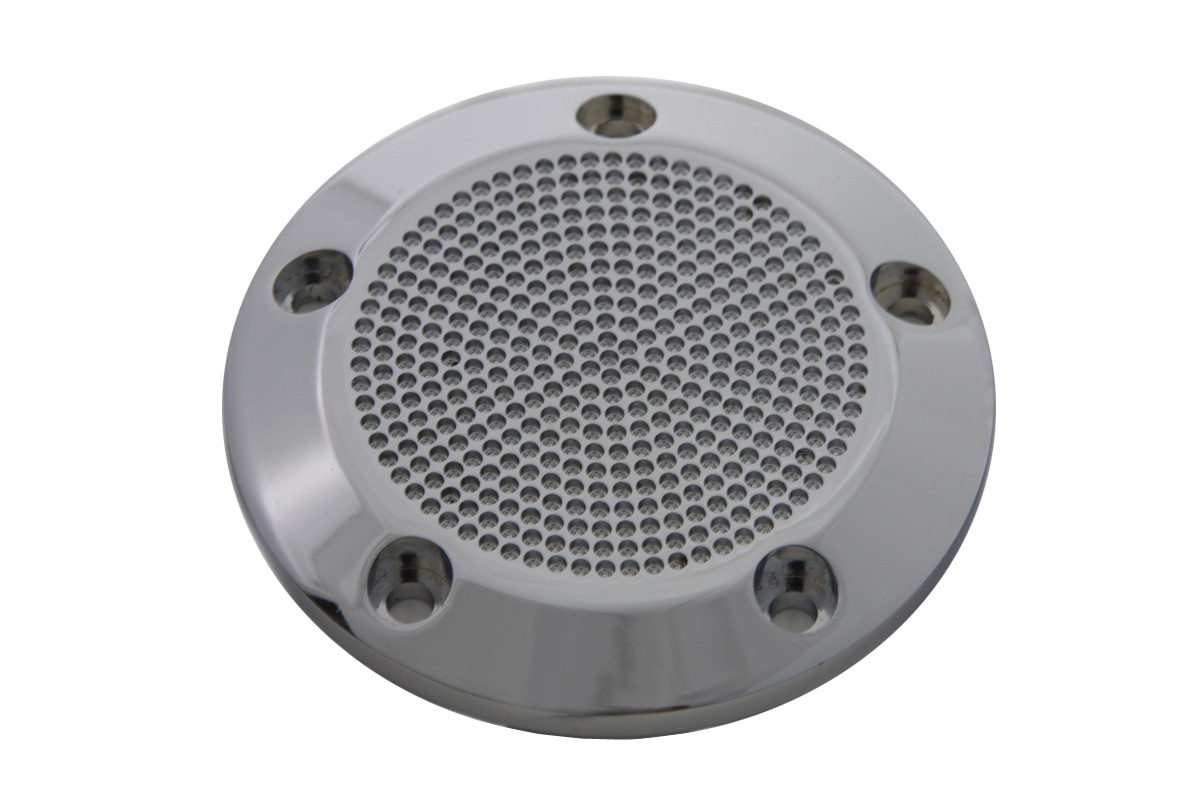 Chrome 5-Hole Perforated Ignition System Cover