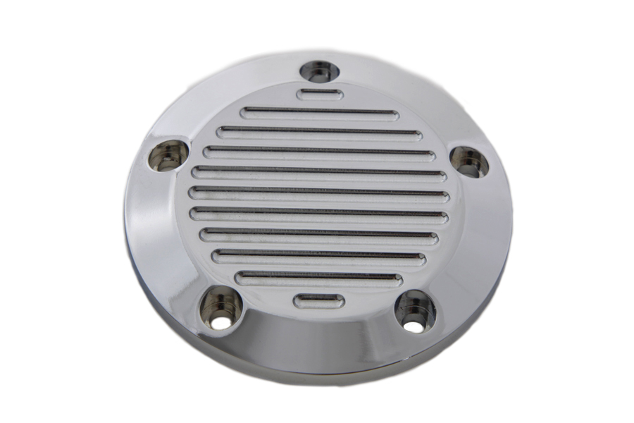 Chrome 5-Hole Ball Milled Ignition System Cover