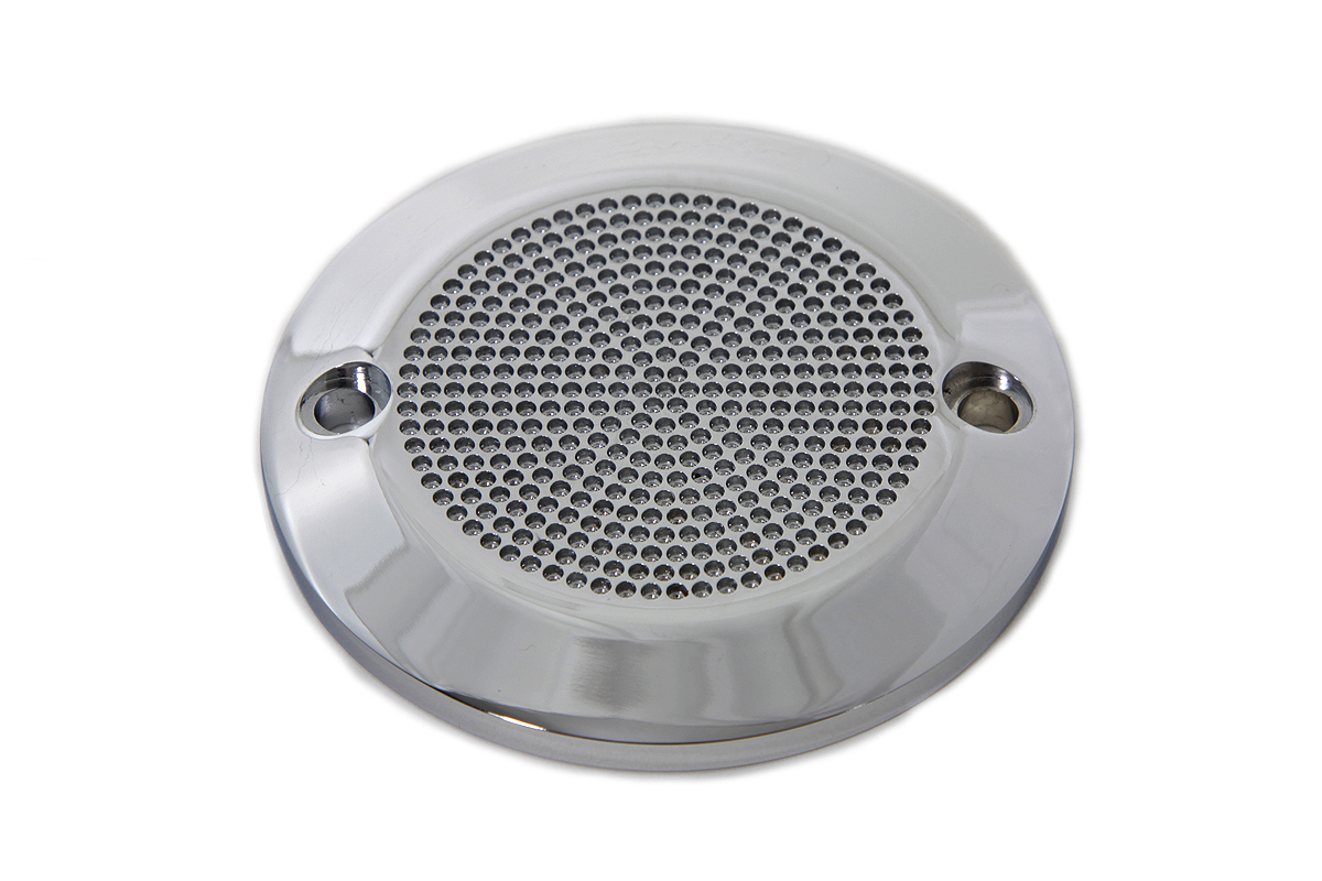 Chrome 2-Hole Perforated Ignition System Cover