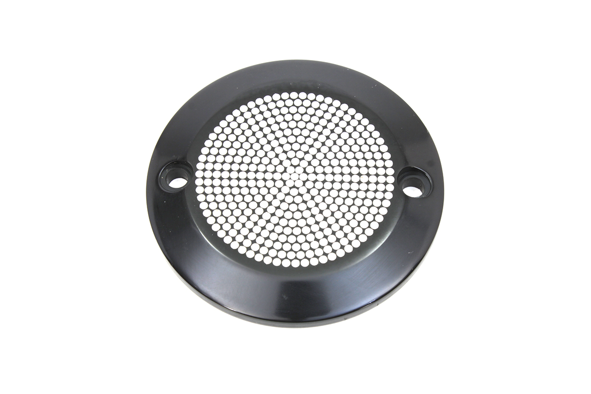 Black 2-Hole Perforated Ignition System Cover