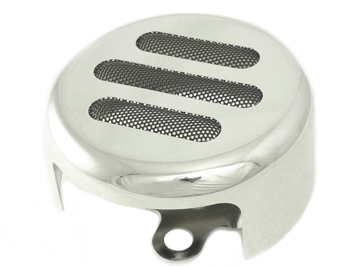 Slotted Style Round Horn Cover Chrome