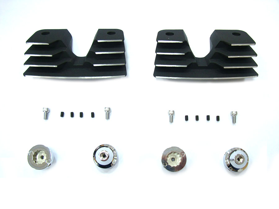 Head Bolt and Spark Plug Cover Kit Black
