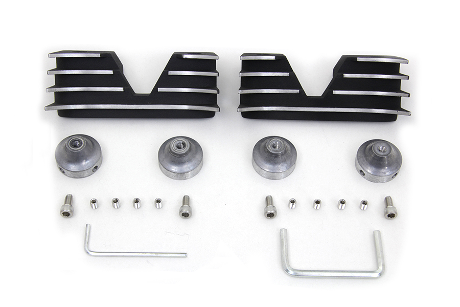 Head Bolt and Spark Plug Cover Kit Black