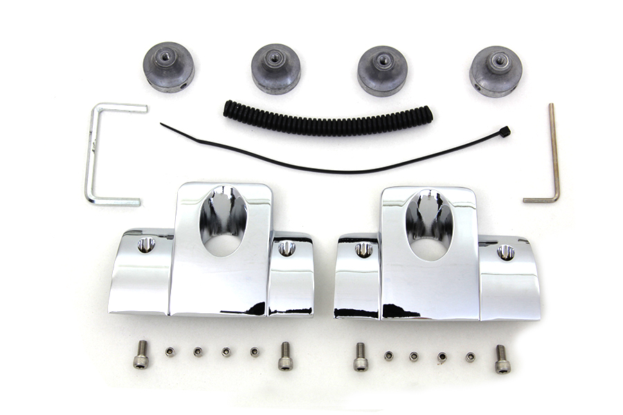 Head Bolt and Spark Plug Cover Kit Chrome