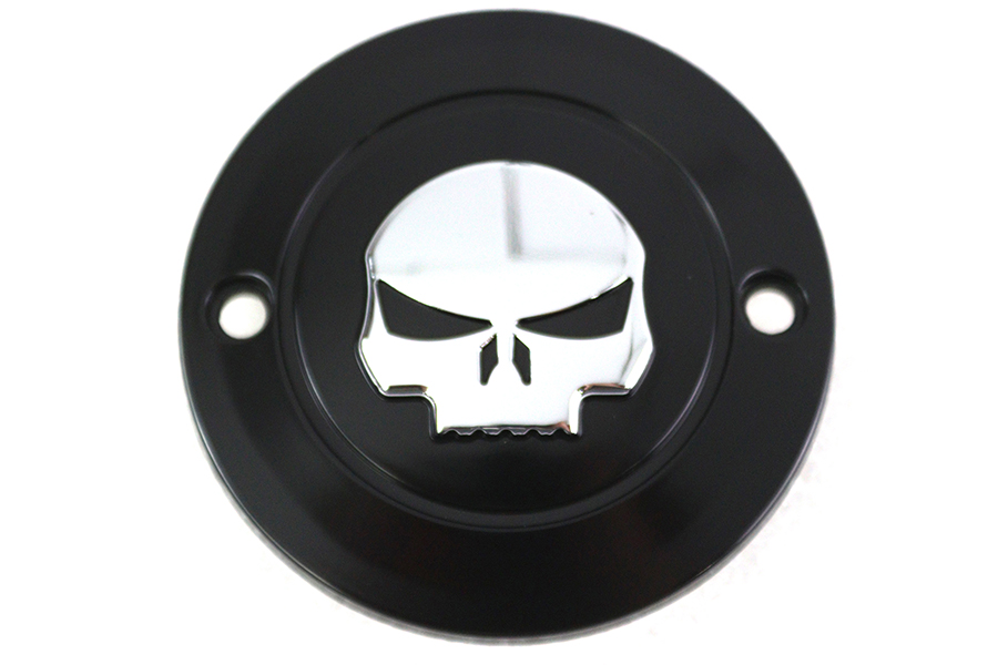 Skull Ignition System Cover 2-Hole Black