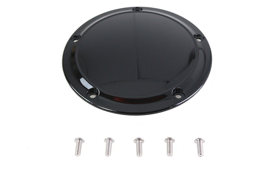 Gloss Black 5 Hole Smooth Derby Cover