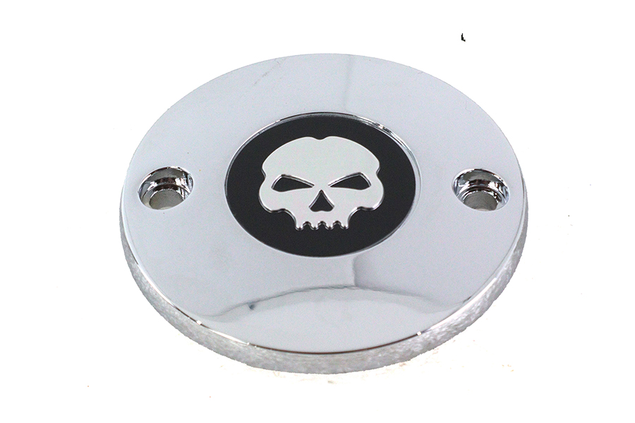 M8 Ignition System Cover Skull Chrome