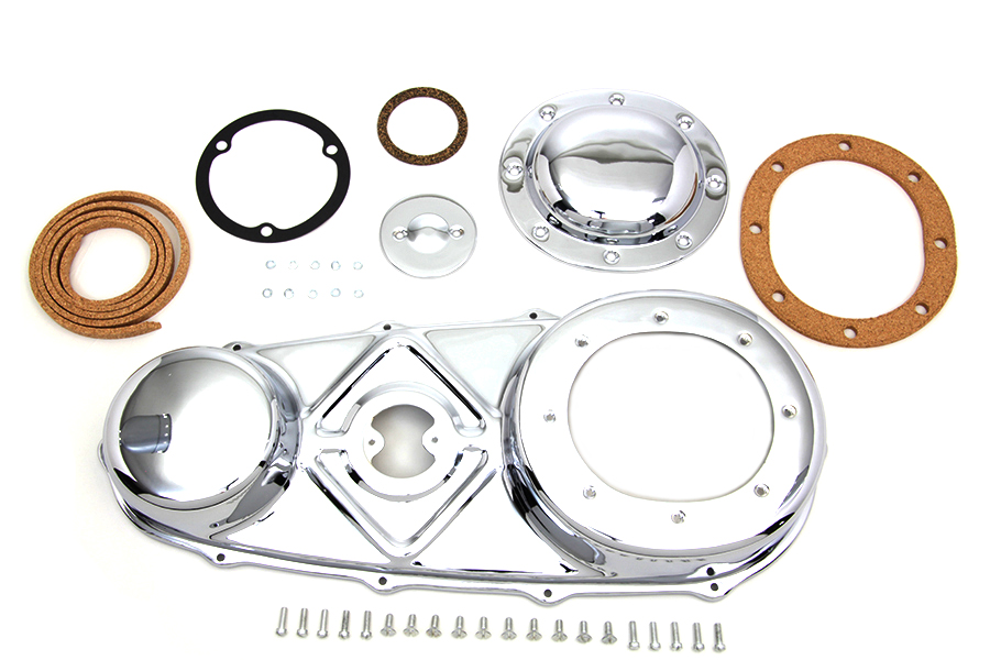 Outer Primary Cover Kit Chrome