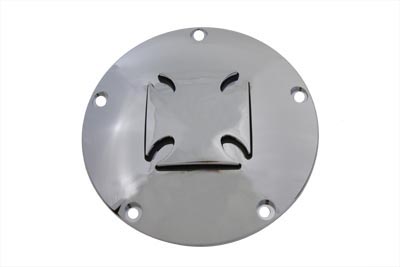 VTwin Iron Cross 5 Hole Motorcycle Derby Cover 1999-2018 Harley Touring Softtail