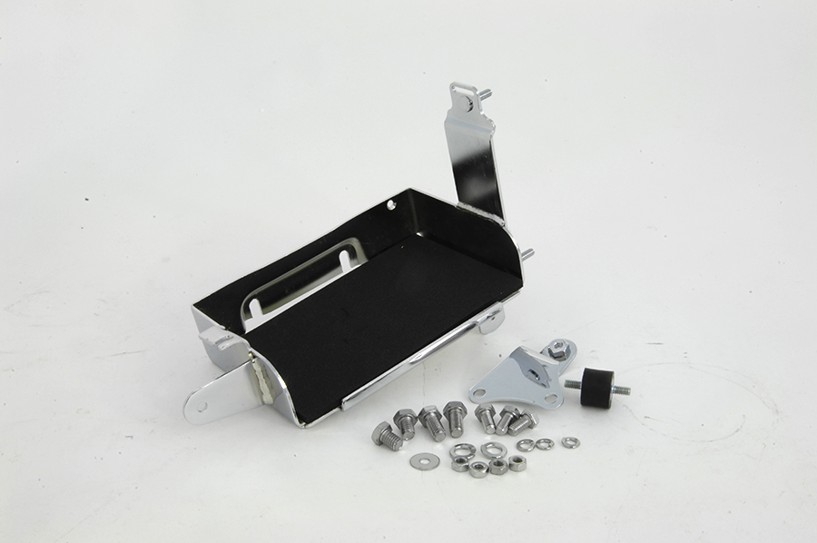 Chrome Battery Carrier Kit