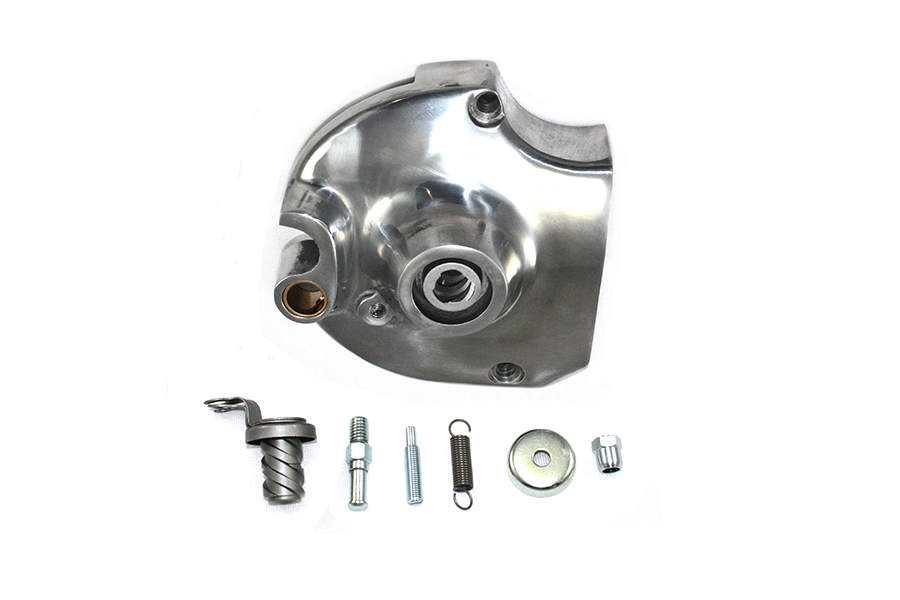 Kick and Electric Sprocket Cover Complete Polished