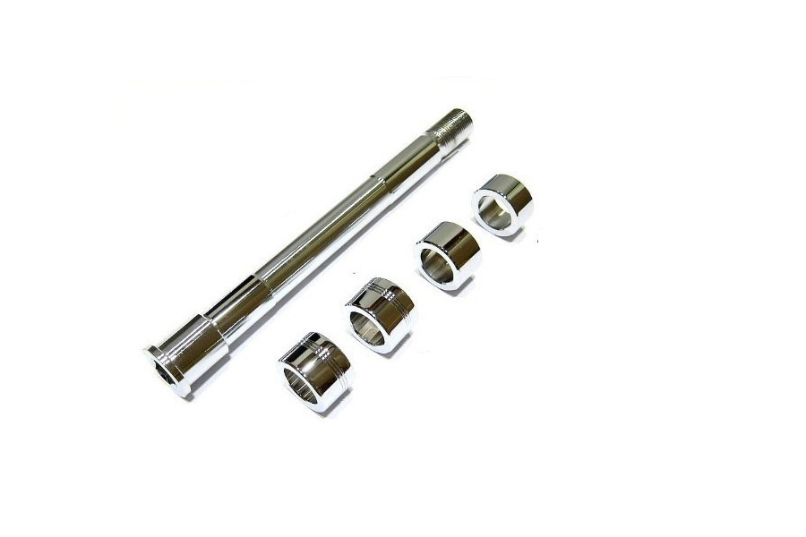 Chrome Front Axle Kit
