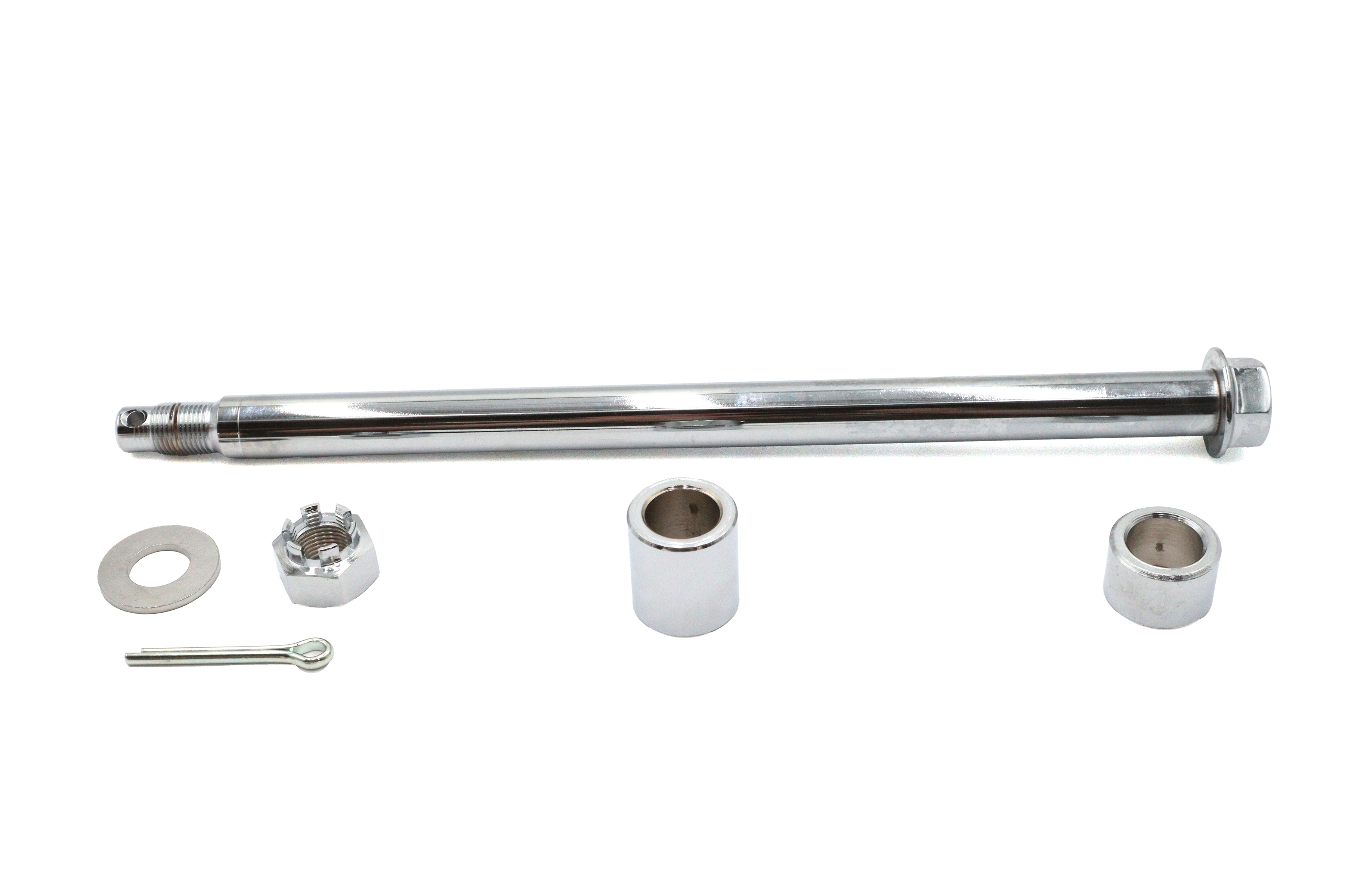 Chrome Rear Axle Kit