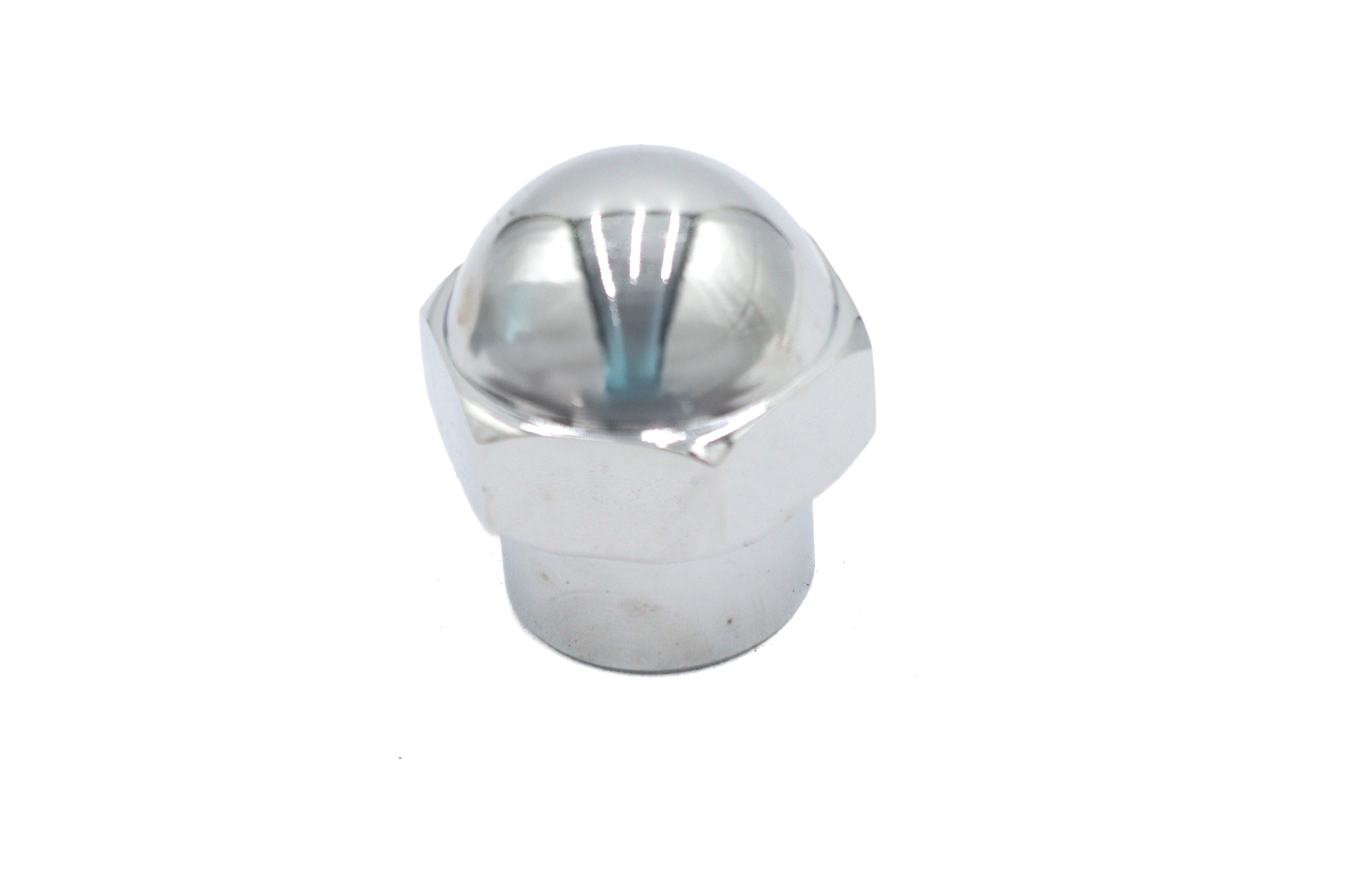 Chrome Axle Shoulder Nut 5/8" Outer Diameter