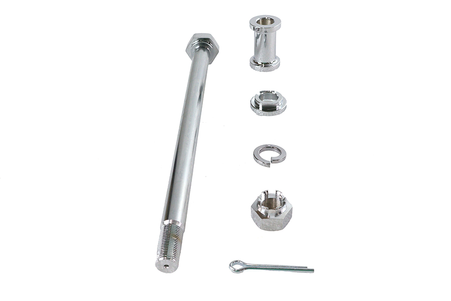 XL Chrome Rear Axle Kit