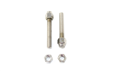 Chrome Rear Axle Adjuster Screw Cap