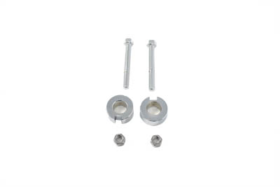 Chrome Rear Axle Adjuster Kit