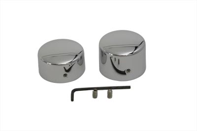 Chrome Rear Axle Nut Cap Set
