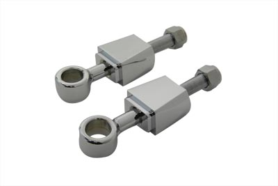 *UPDATE Chrome Rear Axle Aligning Adjuster Set