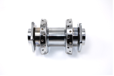 Chrome Wheel Hub 3/4" Bearings