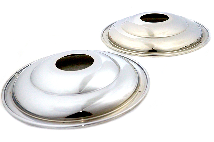 16 inch Rear Wheel Cover Set Chrome fits Harley Davidson - Bild 1 von 4