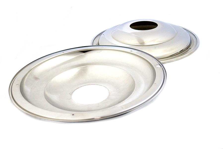 16 inch Rear Wheel Cover Set Chrome fits Harley Davidson - Bild 2 von 4