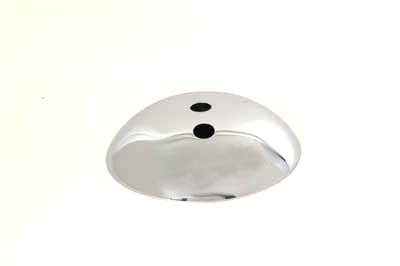 Chrome Front Hubcap 8" Dresser