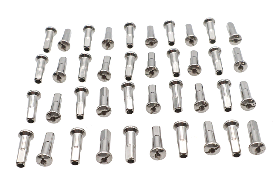 Spoke 40 Piece Stainless Steel Nipple Set