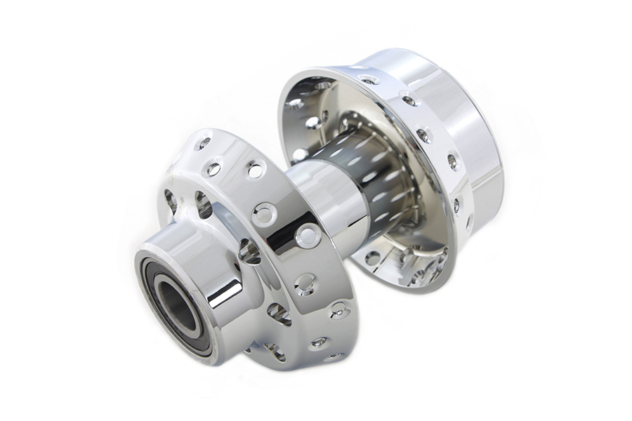 Chrome Front Wheel Hub with 25mm Bearings