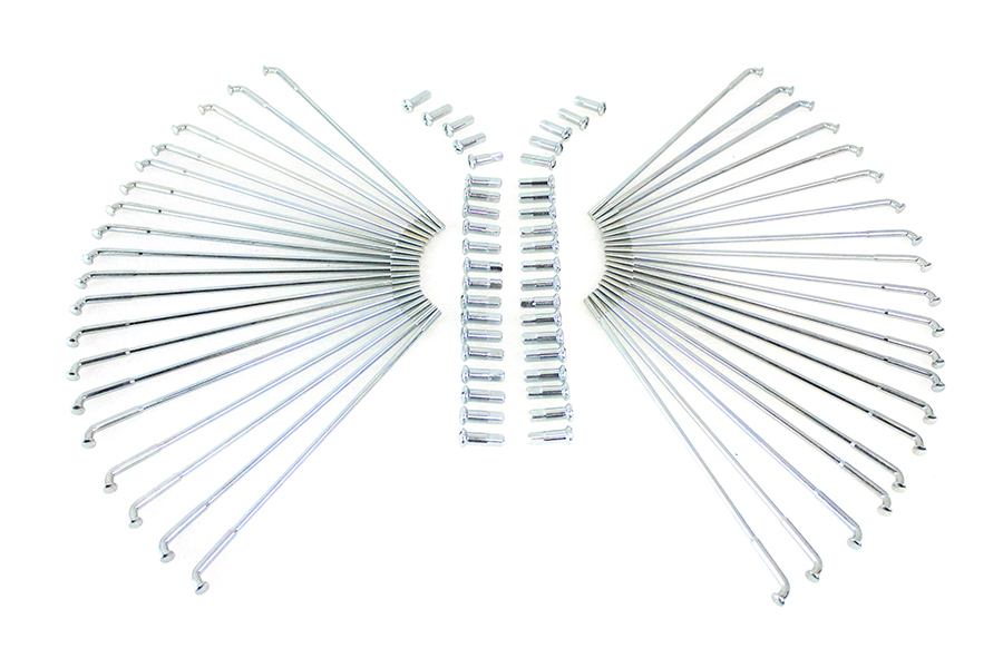 Zicad Plated 18" Star Hub Spoke Set