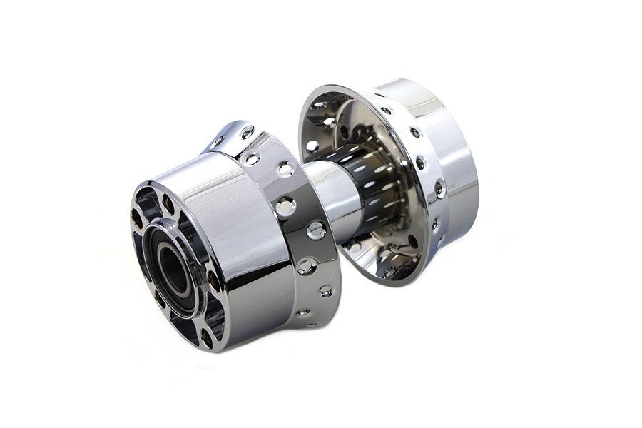 Chrome Rear Wheel Hub 25mm Bearings