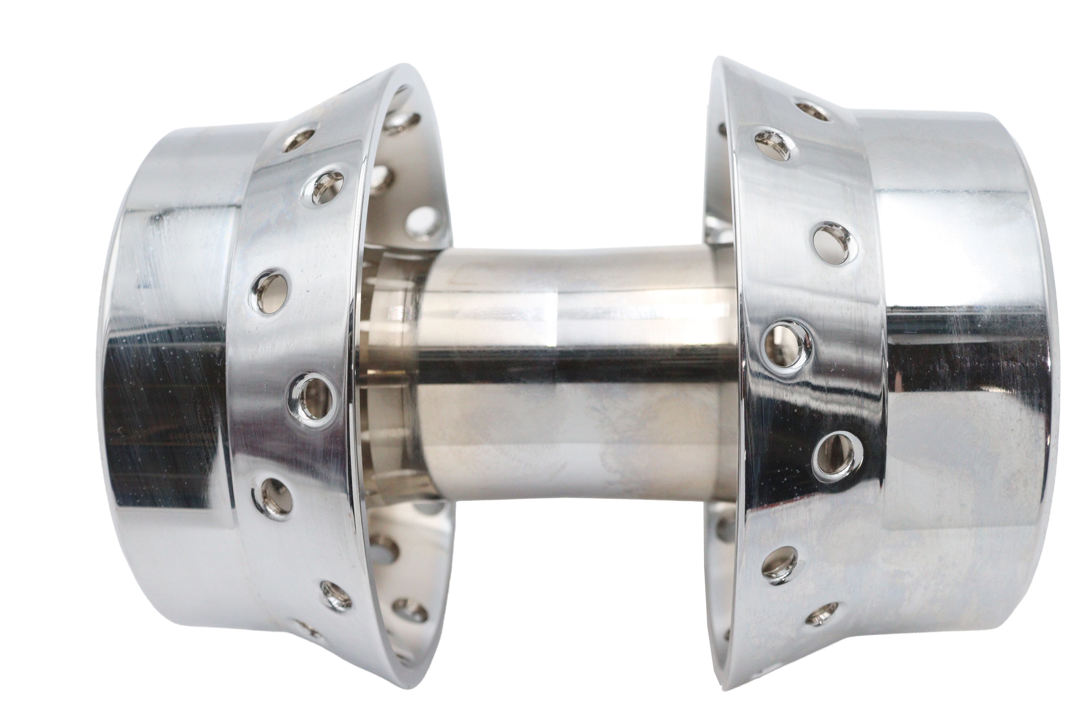 Factory Sample Chrome Rear Wheel Hub 3/4" Bearings