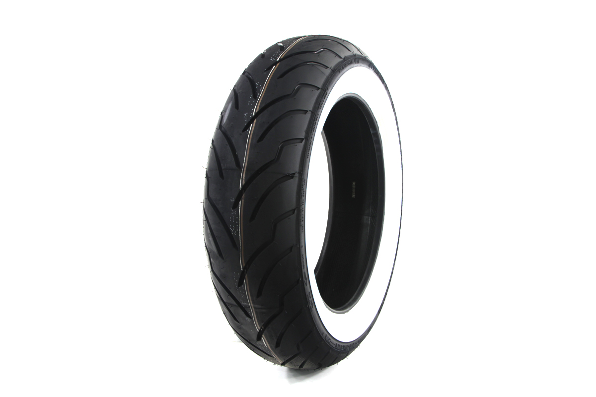 Rear Dunlop American Elite 180/65B x 16" Wide Whitewall