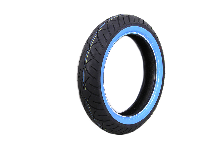 Front Metzeler ME888 Marathon 130/80B x 17" Wide Whitewall  Tire