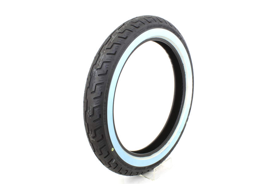 Dunlop D401 100/90H X 19" Front Wide Whitewall Tire