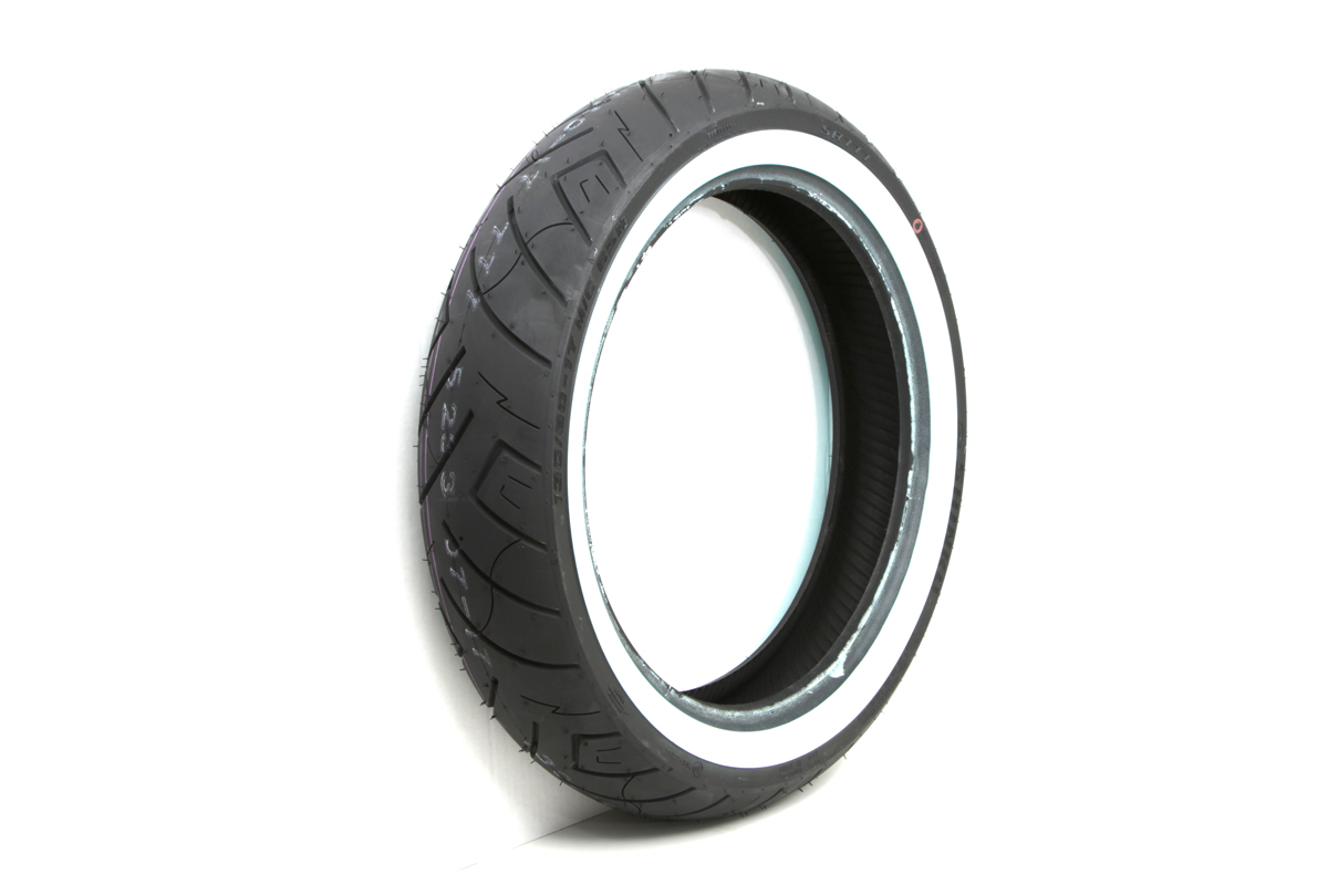 *UPDATE Shinko SR777 130/80H x 17" Whitewall Front Tire
