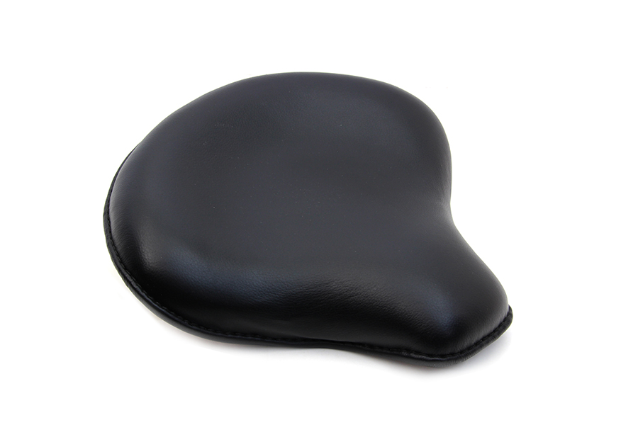 Black Leather Solo Seat