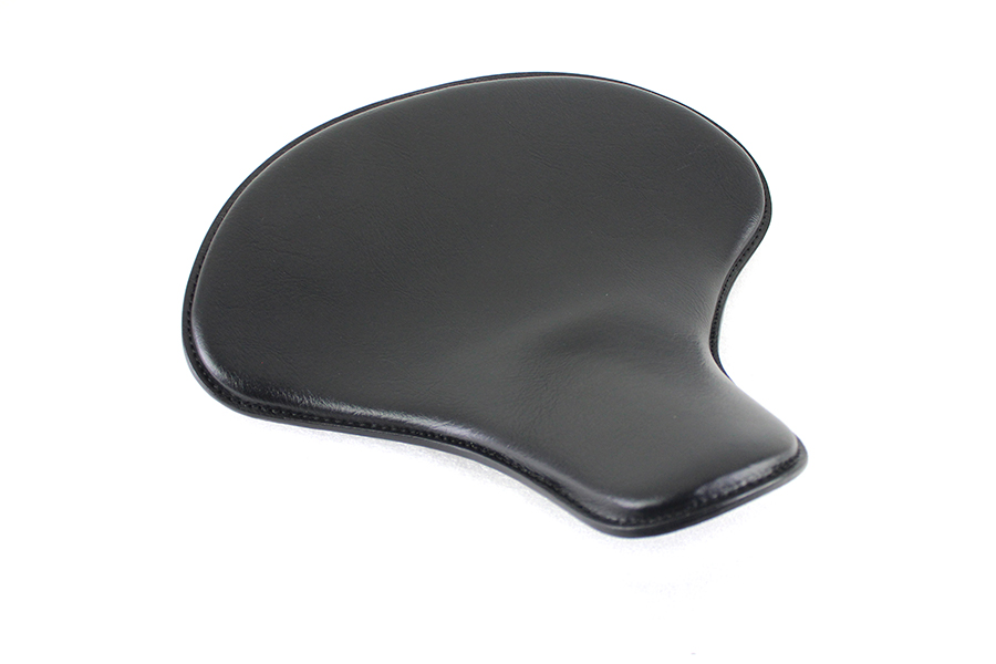 Black Leather Solo Seat