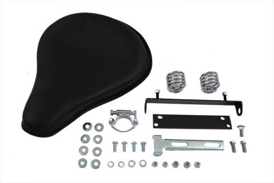 Black Leather Solo Seat Kit