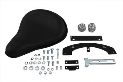 Black Leather Solo Seat Kit